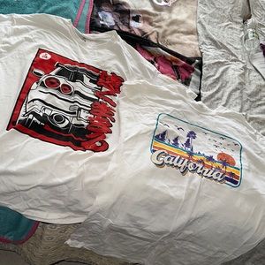 2 Cotton Graphic Tees